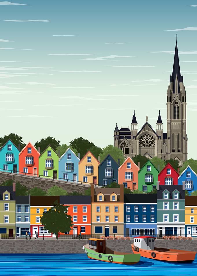Cork Travel Print