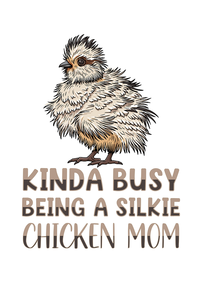 Silkie Chicken Mom Chinese