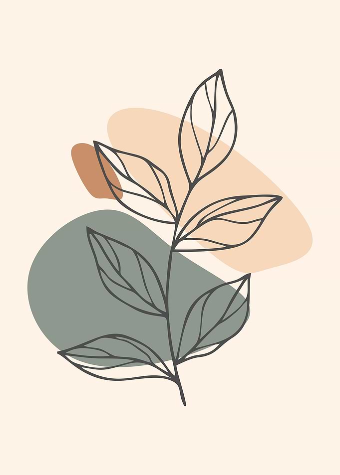 leaves abstract