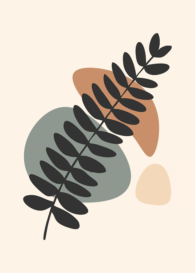 leaves abstract