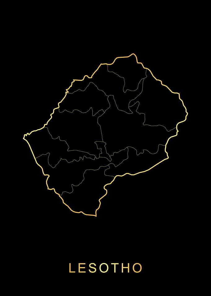 Lesotho Map