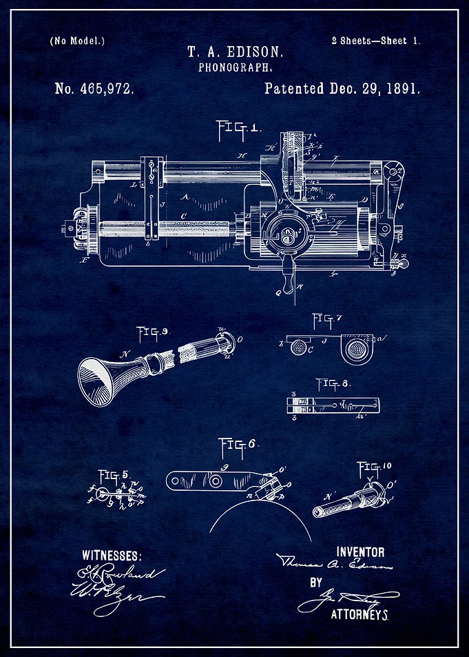 Thomas Edison Phonograph 1