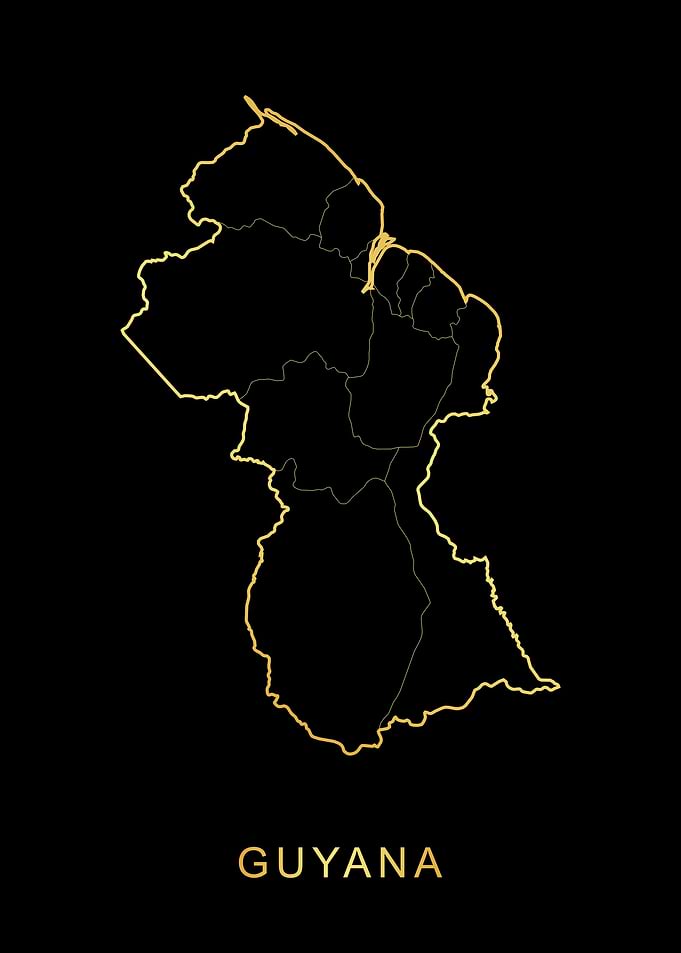 Guyana Map