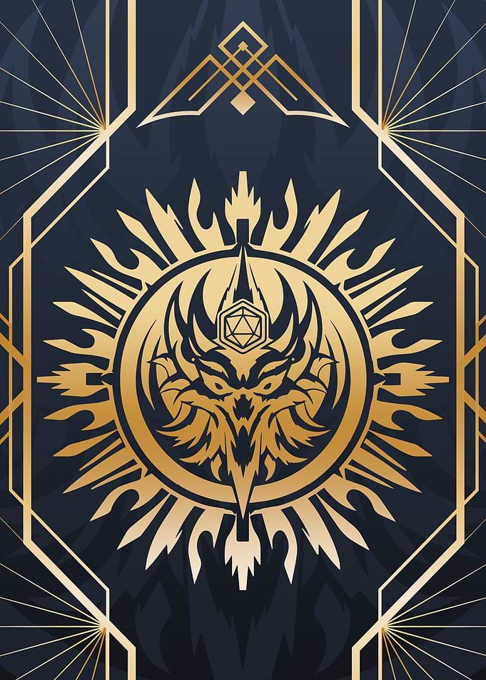 RPG spell circle emblem