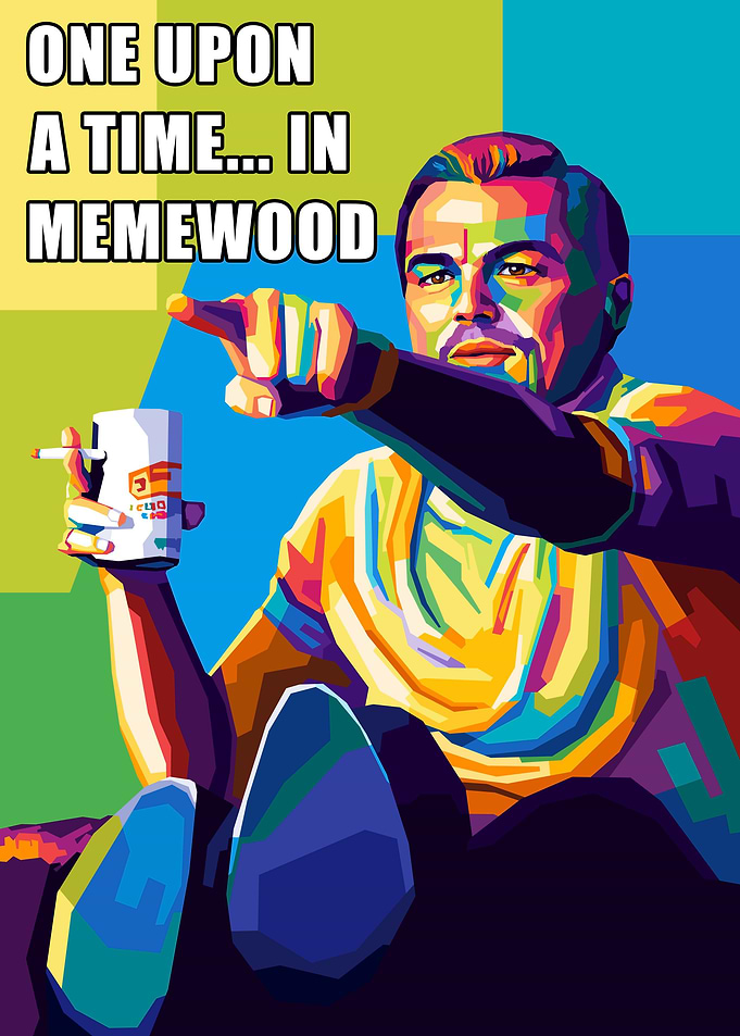 Leonardo Meme Pop Art