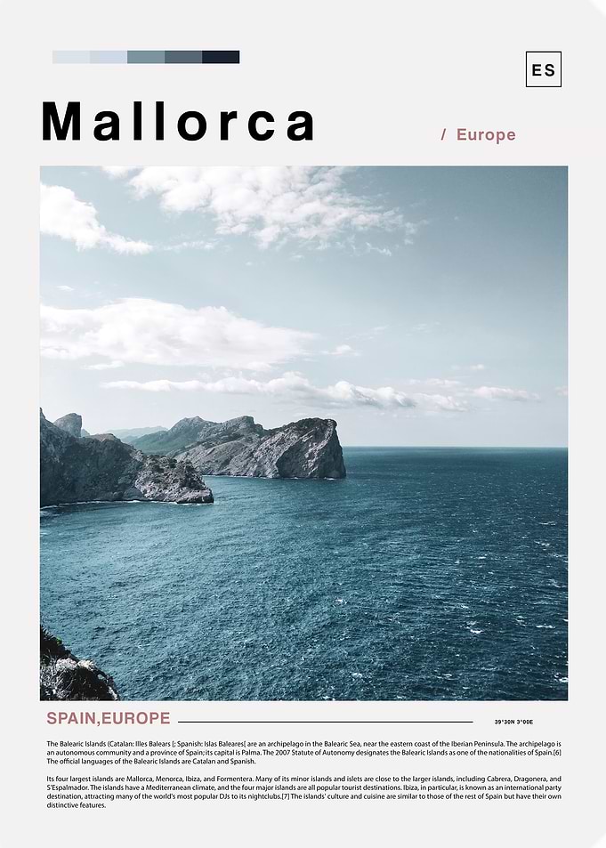MALLORCA LANDSCAPE POSTER