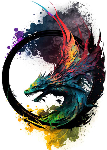 Painting of a Dragon
