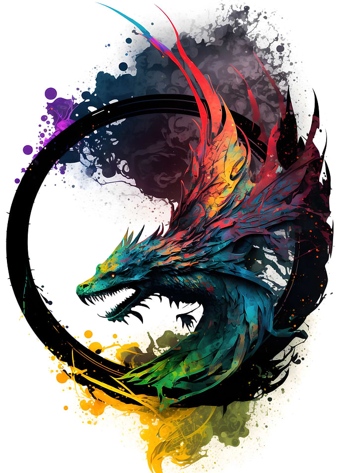 Painting of a Dragon