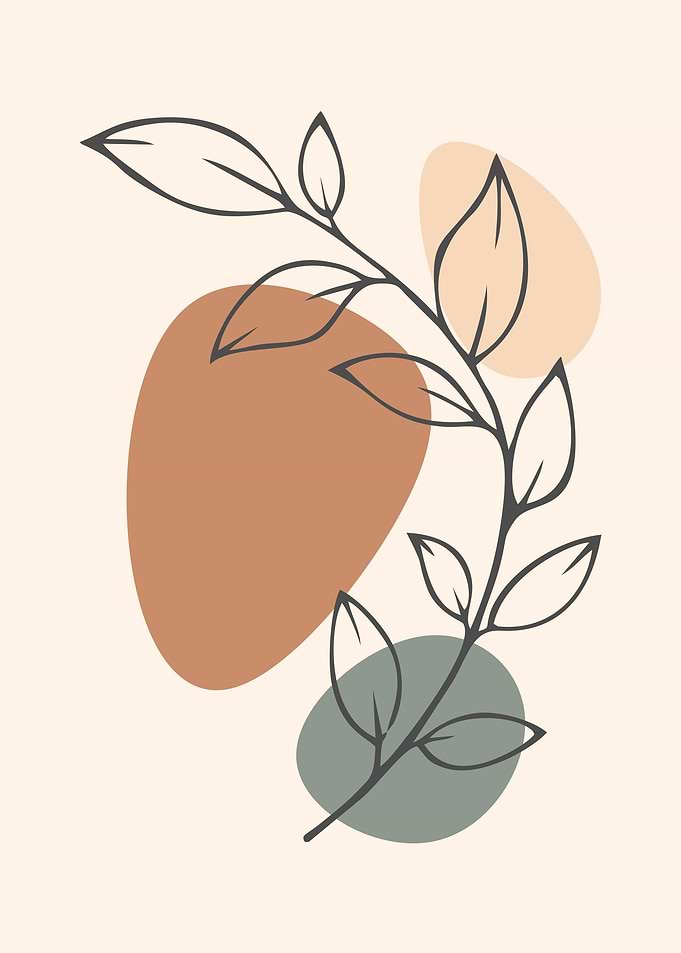leaves abstract