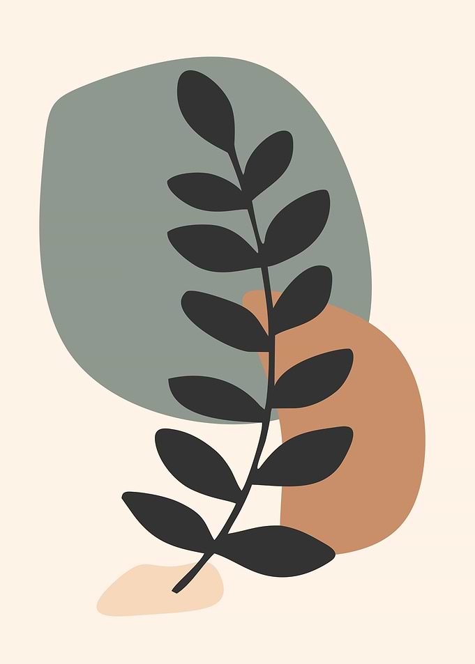 leaves abstract
