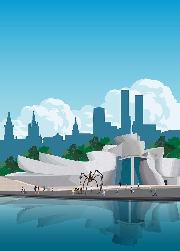 Bilbao Travel Print