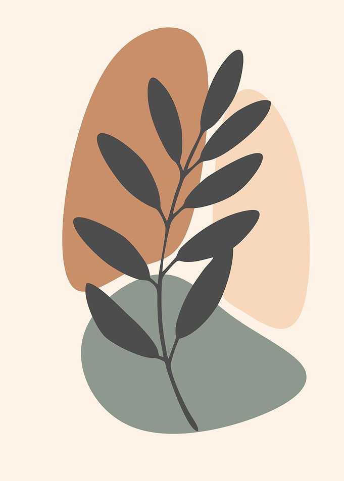 leaves abstract