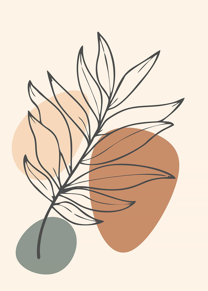 leaves abstract