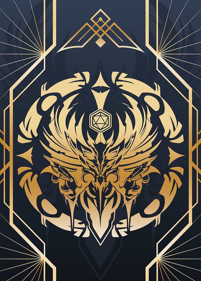 RPG spell circle emblem