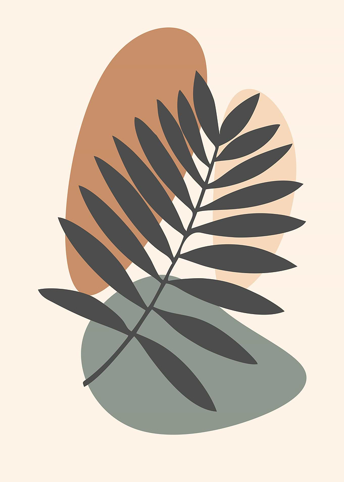 leaves abstract
