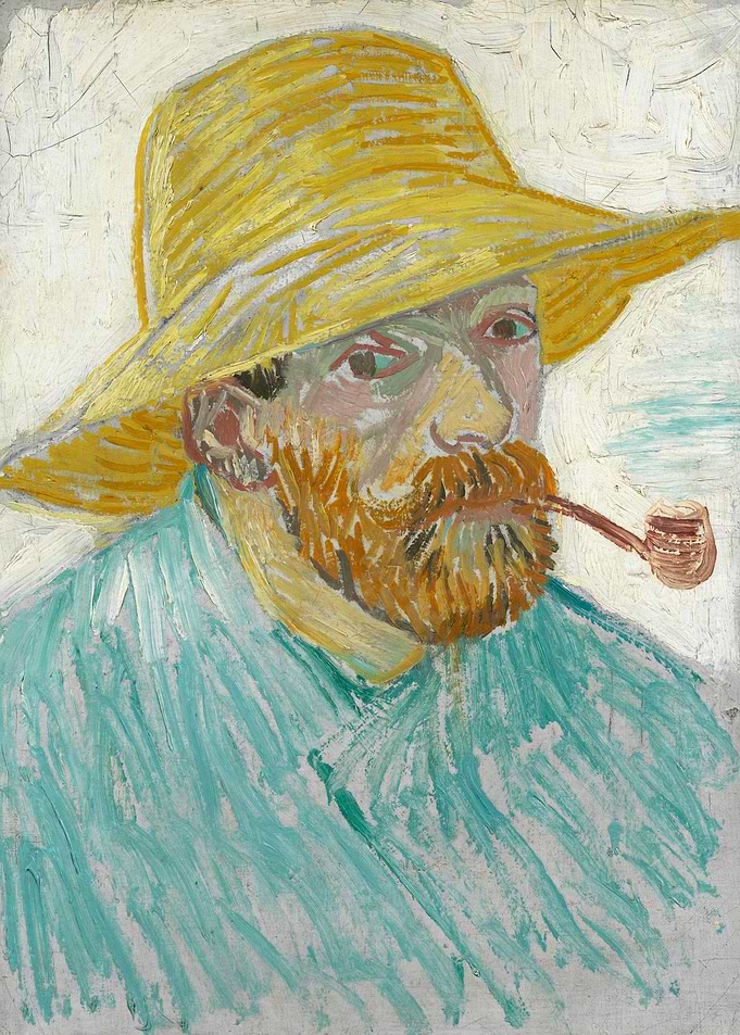 Pipe and Straw Hat Gogh