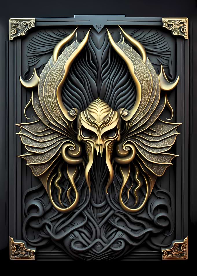 Golden Skull Kraken