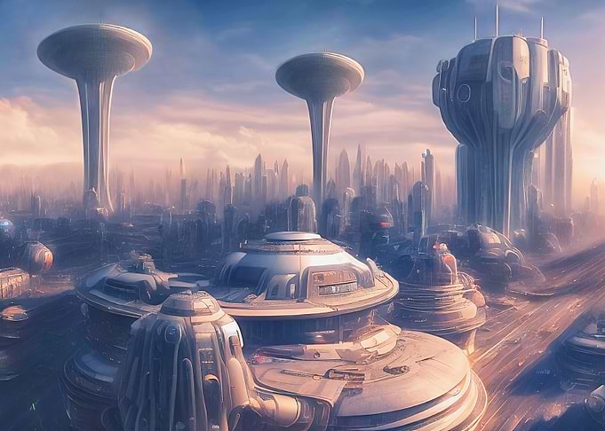 Futuristic city