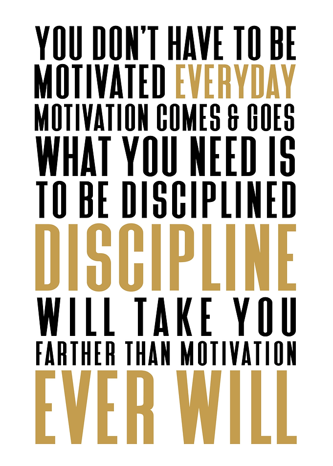 Discipline vs Motivation