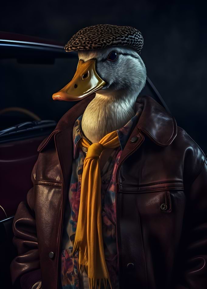 80s Style Duck