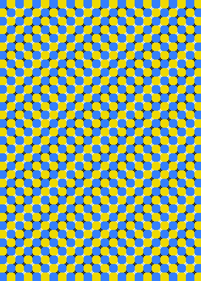 Blue Yellow Illusion