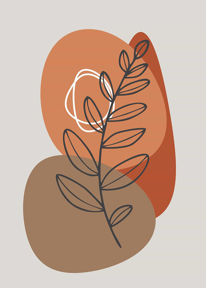 abstract leaves
