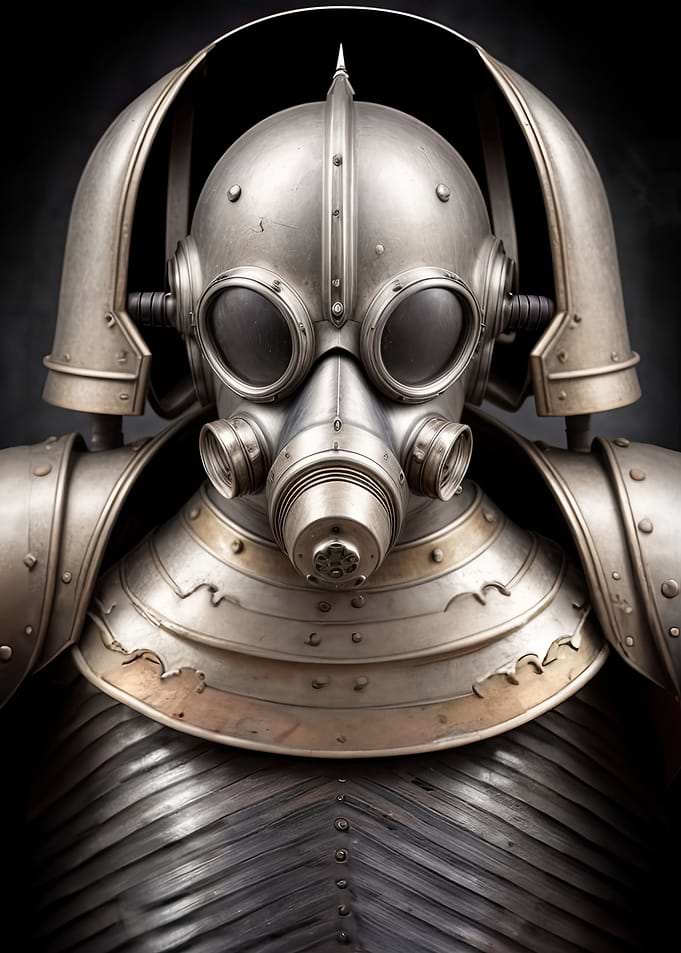 Armor medieval retrofuturi
