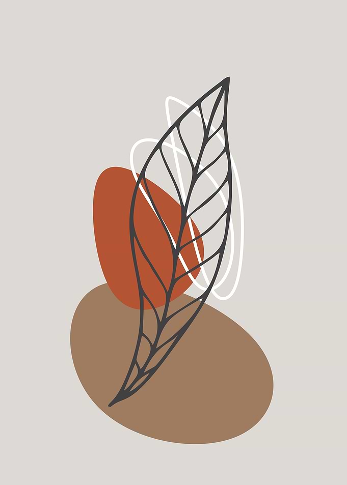 abstract leaves