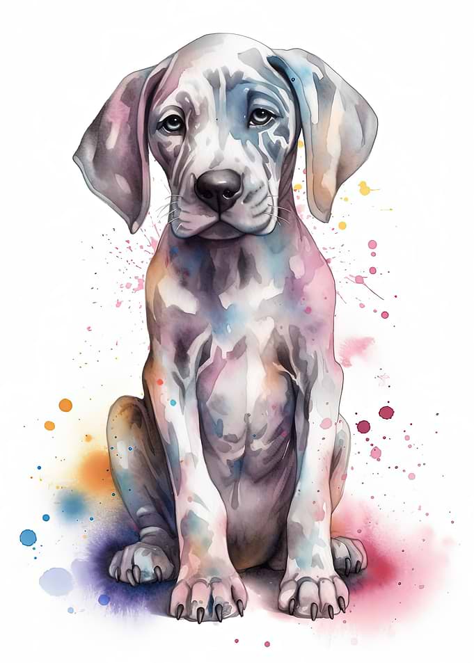 Cute Baby Great Dane Puppy