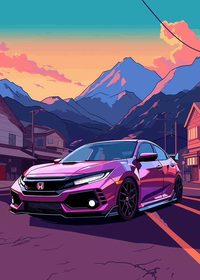 Civic Car Minimalist