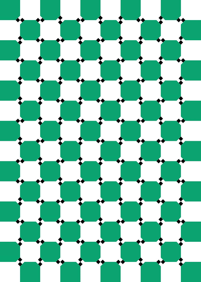 Green White Magic Illusion