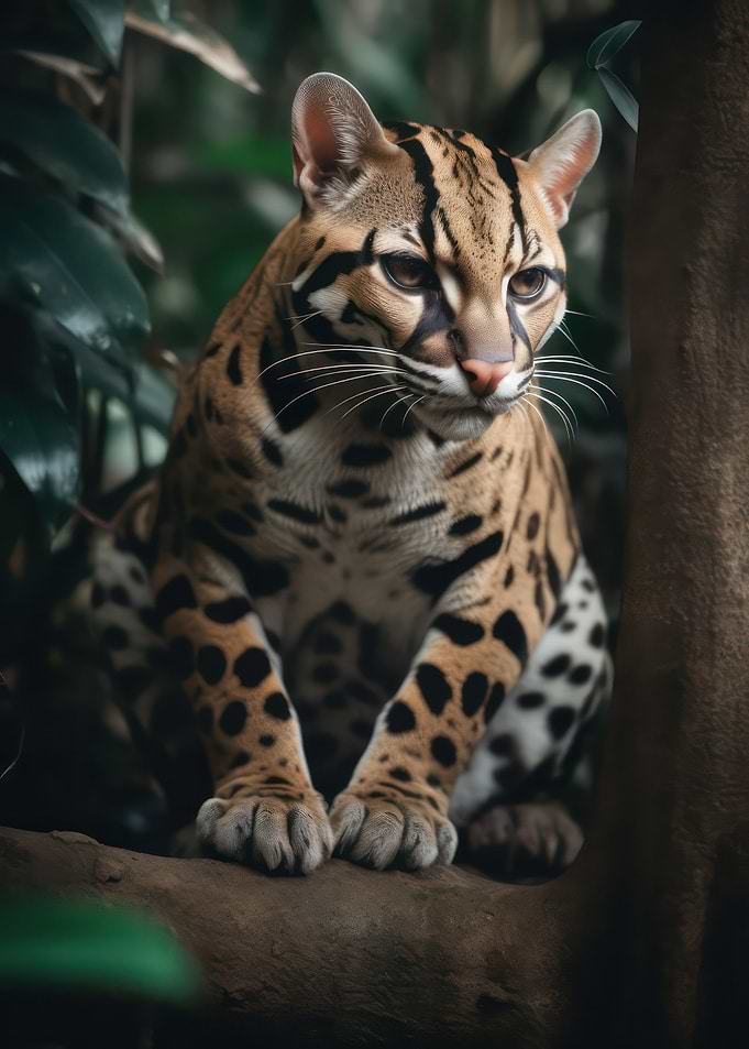Gorgeous ocelot