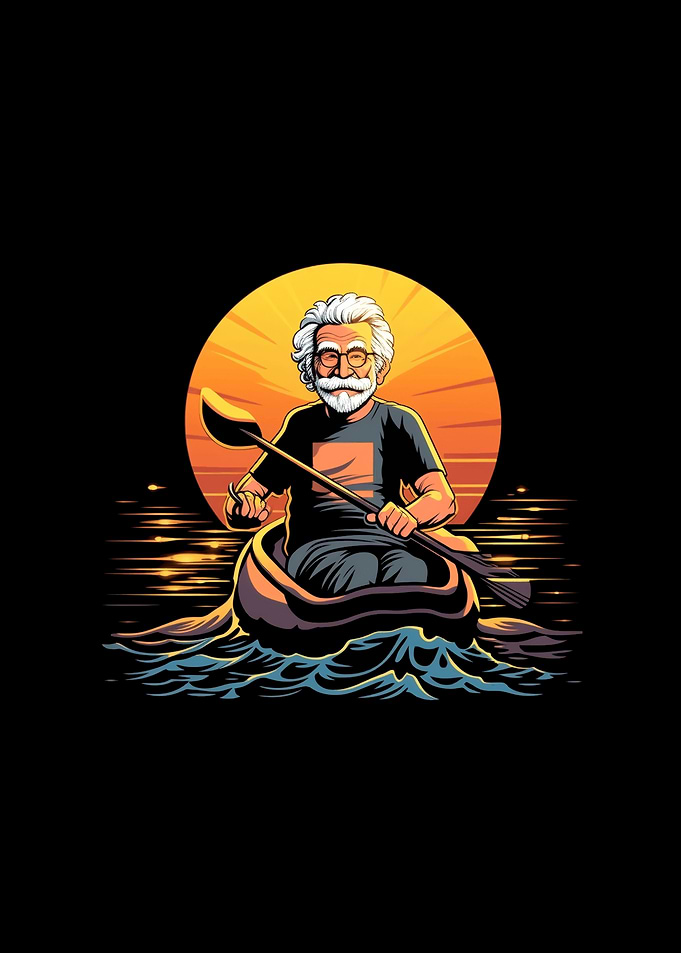Kayaking Grandpa Kayaker
