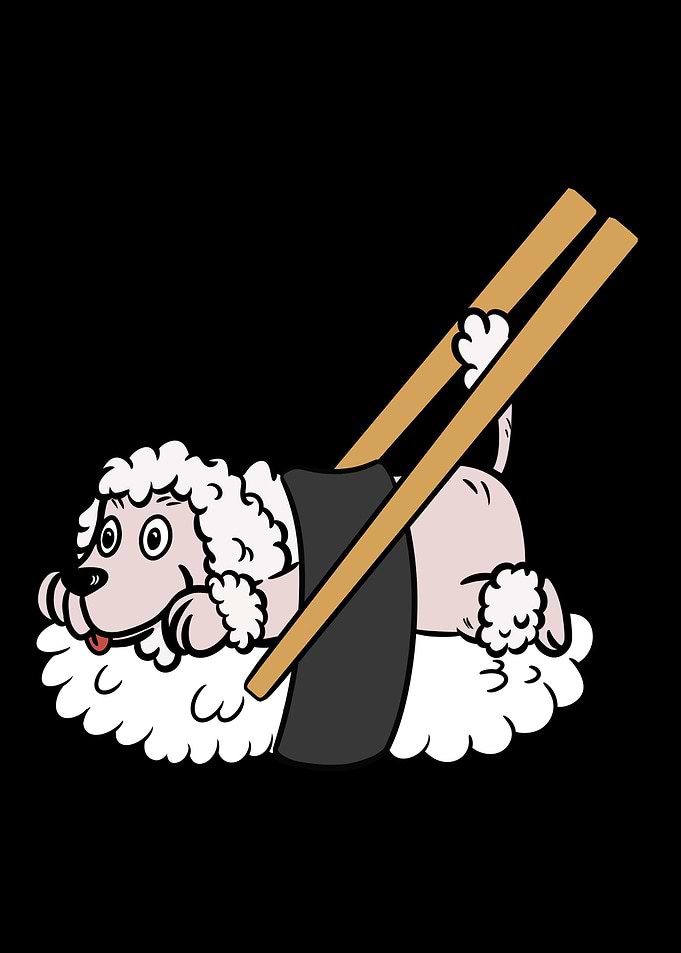Poodle Nigiri Sushi