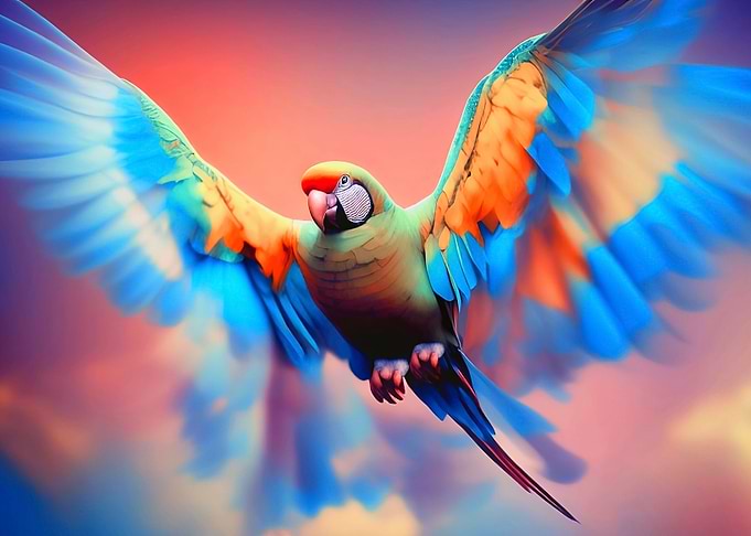 Colorful Parakeet