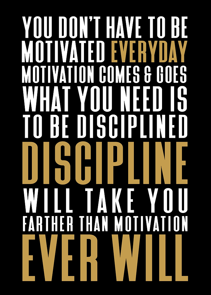 Discipline vs Motivation