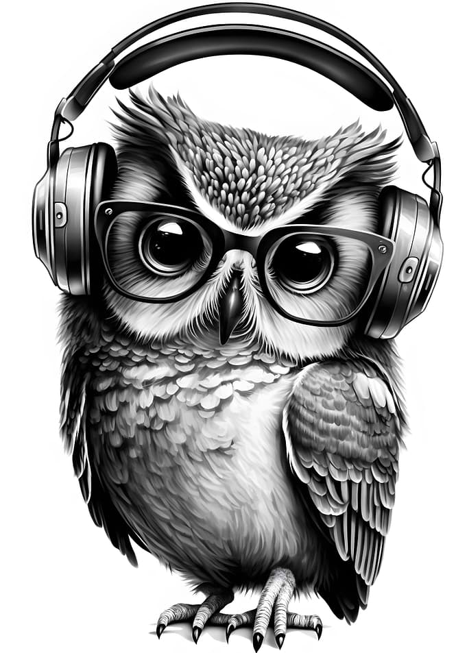Smart Owl Artwork