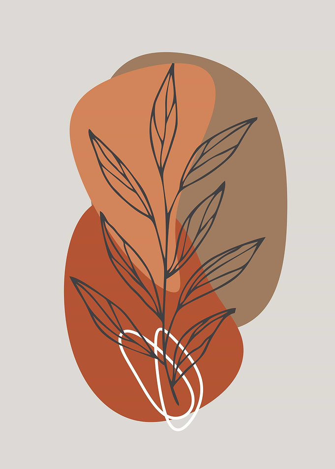 abstract leaves