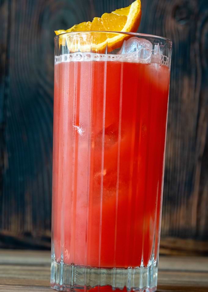 Glass of Garibaldi