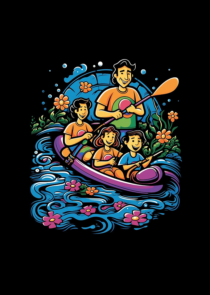 Kayaking Family Kayak