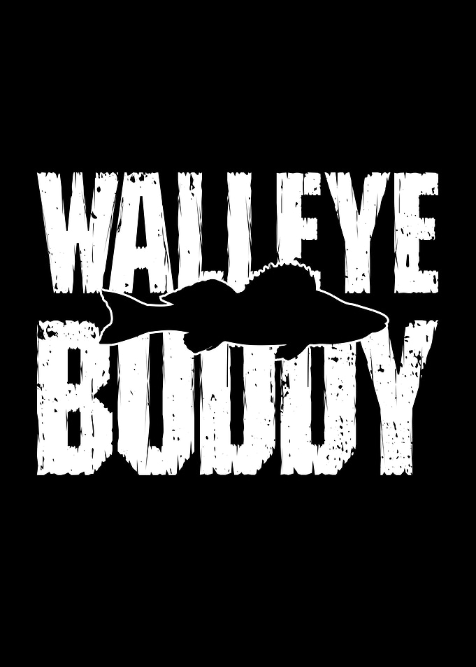 Walleye Silhouette Fishing