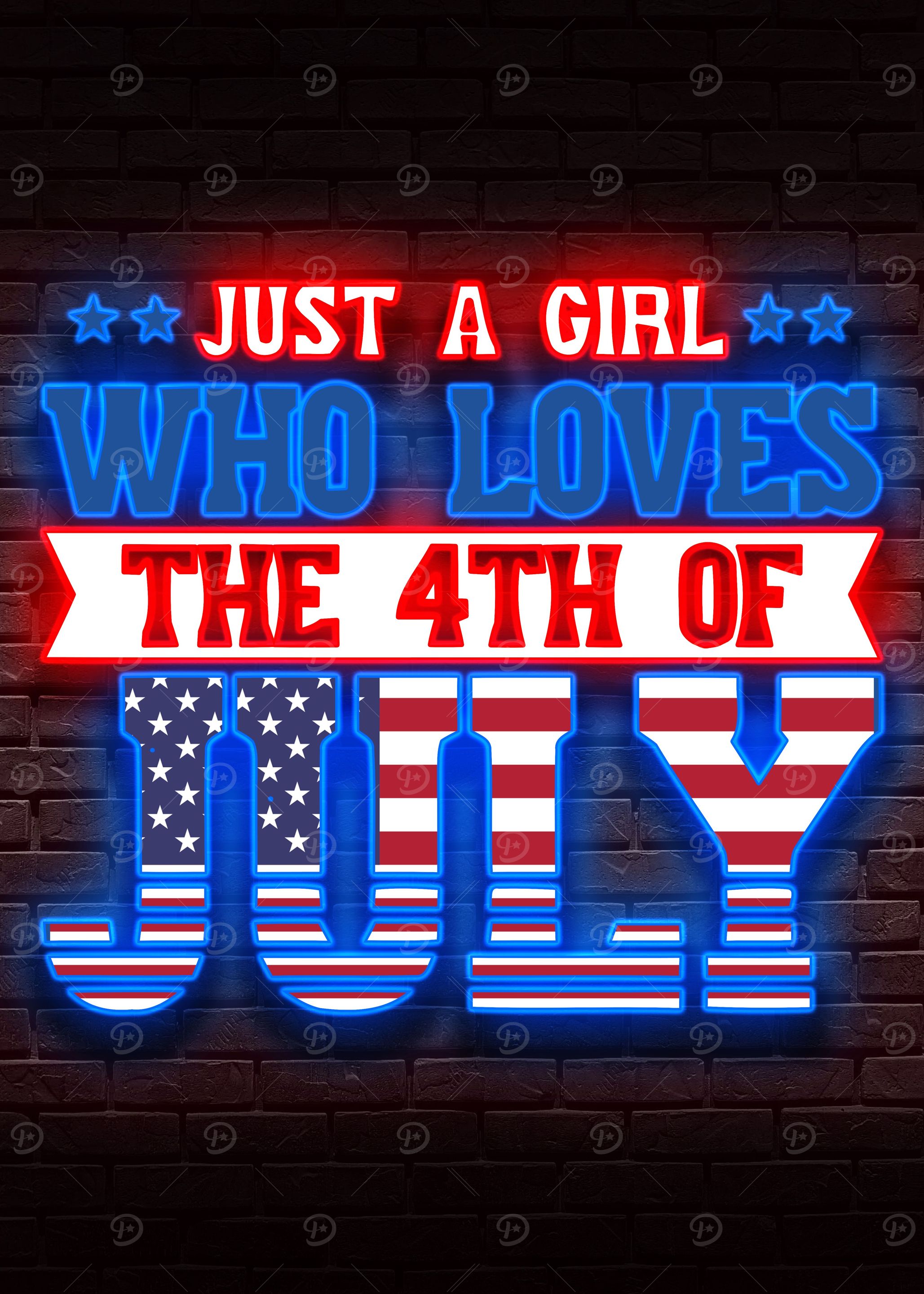 4th of July Poster USA