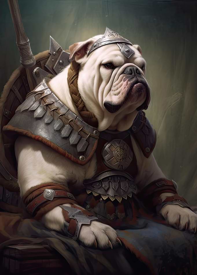 English Bulldog Viking