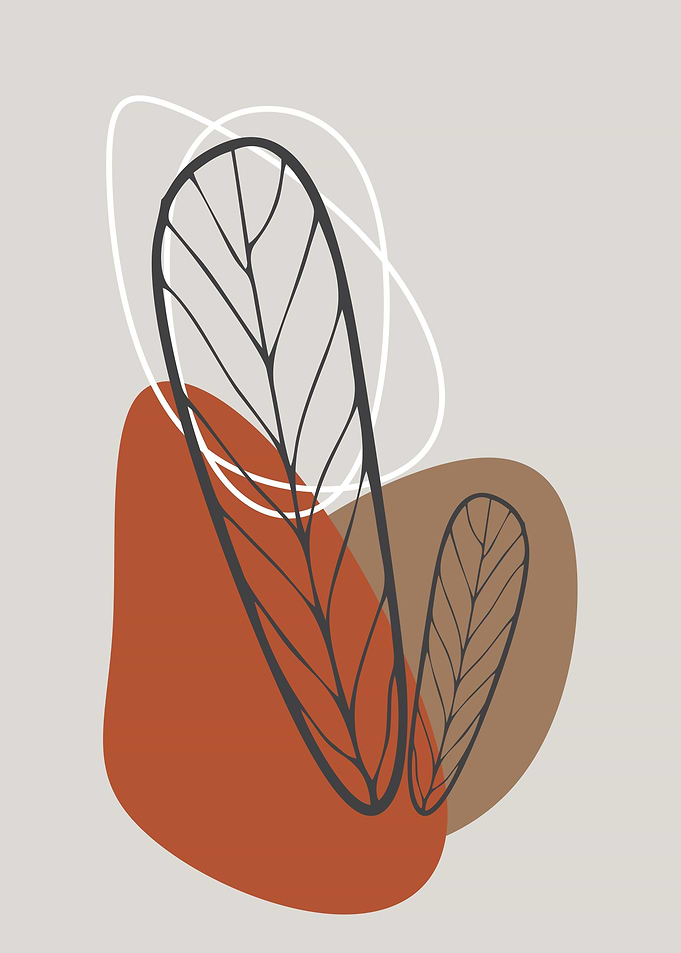 abstract leaves