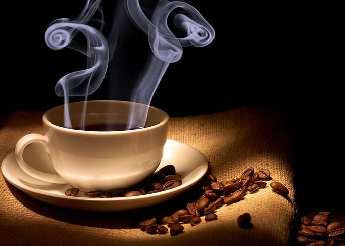 Coffee beans and aroma