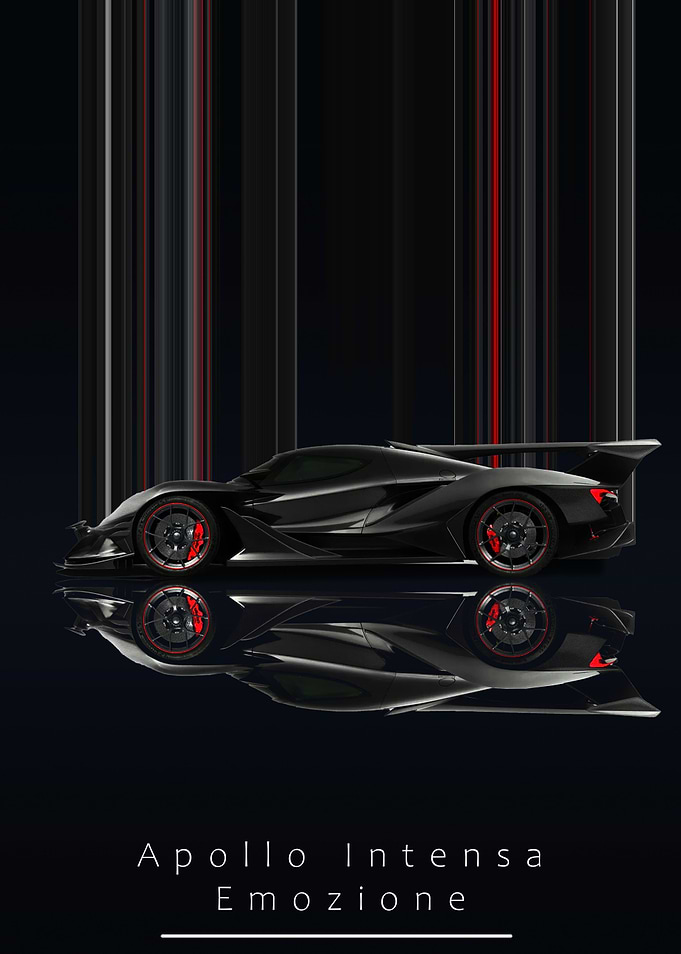 Apollo IE Race Car Poster