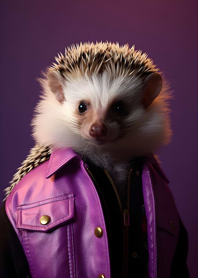 80s Style Hedgehog