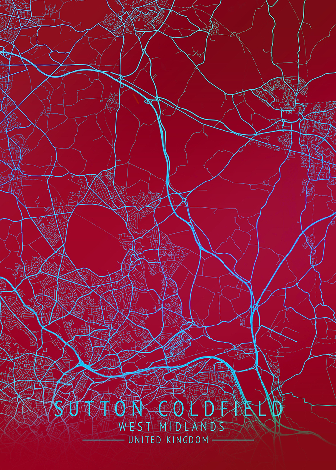 Sutton UK City Map