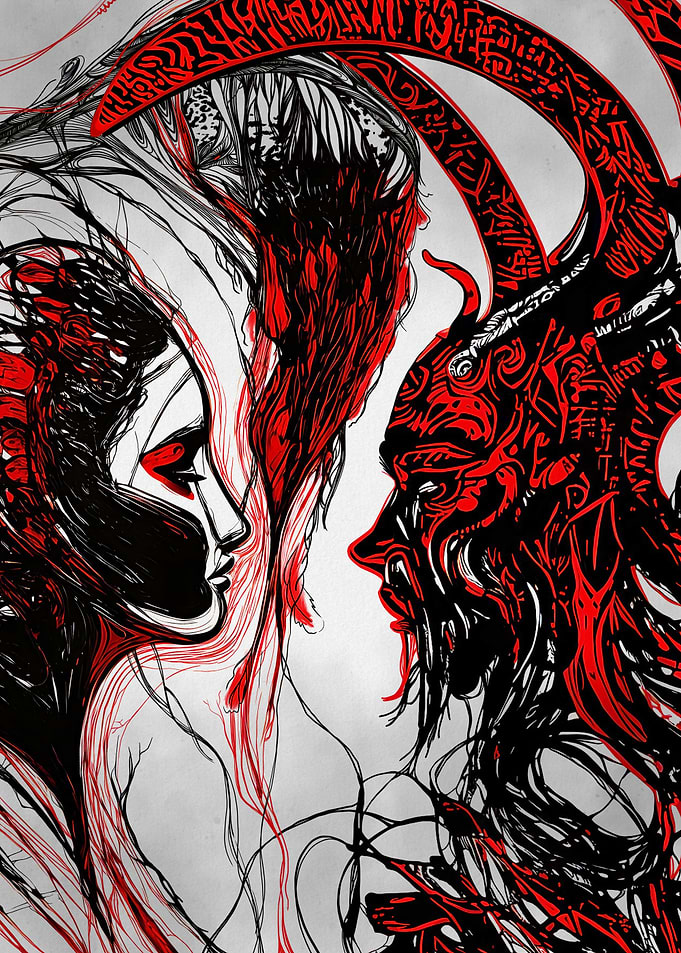 Angel and demon