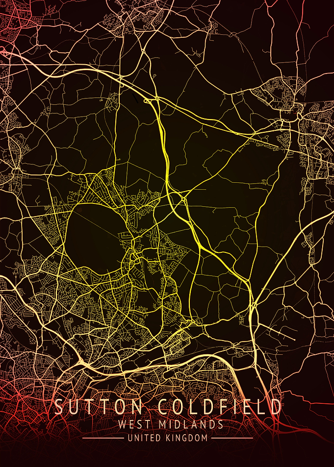 Sutton UK City Map